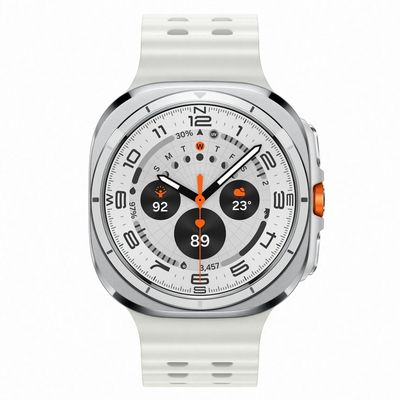 SAMSUNG Galaxy Watch Ultra Smart Watch (47mm., Titanium White Case, White Band) SM-L705FZWATHL